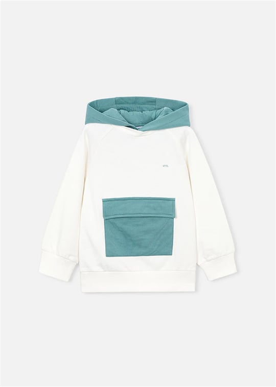 Mayoral Erkek Çocuk Kapüşonlu Sweatshirt Mint 3433