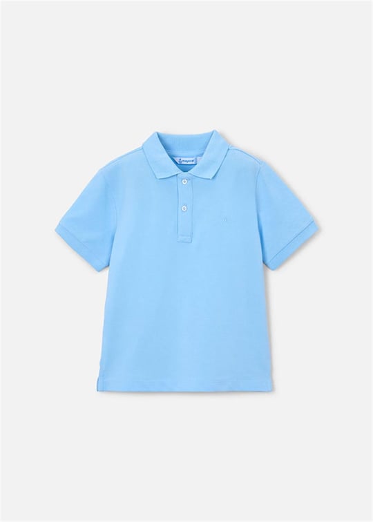 Mayoral Erkek Çocuk Polo Yaka Tişört Mavi 150