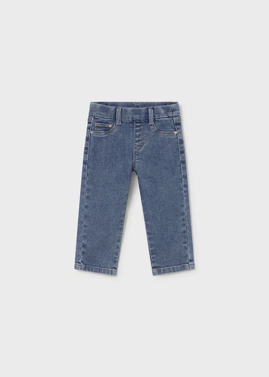 Mayoral Kız Bebek Basic Denim Kot Pantolon Mavi 576