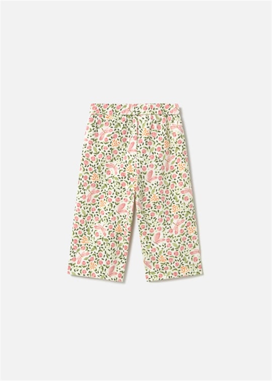 Mayoral Kız Bebek Çiçekli Pantolon Pembe 1509