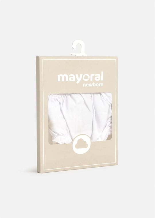 Mayoral Kız Bebek Fırfırlı Külot Beyaz 9008