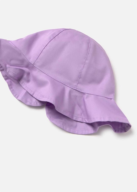 Mayoral Kız Bebek Fiyonklu Gabardin Şapka Lila 10145