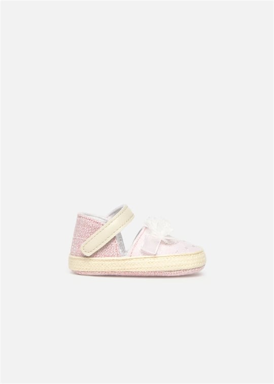 Mayoral Kız Bebek Hasır Detaylı Sandalet Pembe 9093