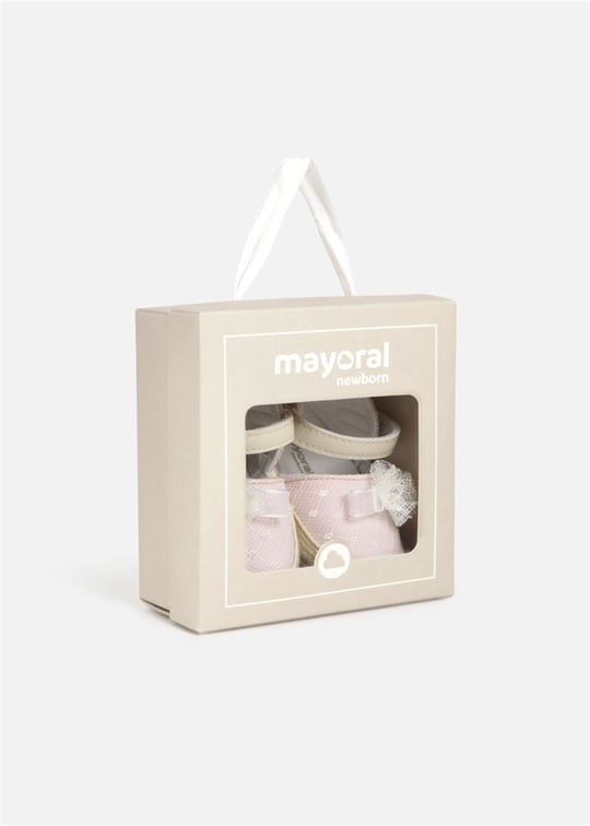 Mayoral Kız Bebek Hasır Detaylı Sandalet Pembe 9093