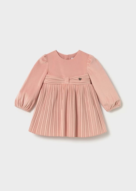 Mayoral Kız Bebek Kadife Elbise Pembe 2902