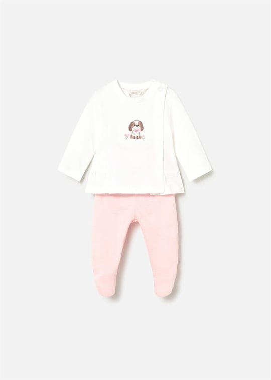 Mayoral Kız Bebek Patikli Alt Üst Takım Pembe 1593