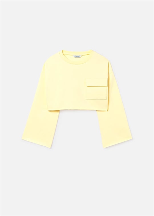 Mayoral Kız Çocuk Atlet Sweatshirt Set Sarı 6402