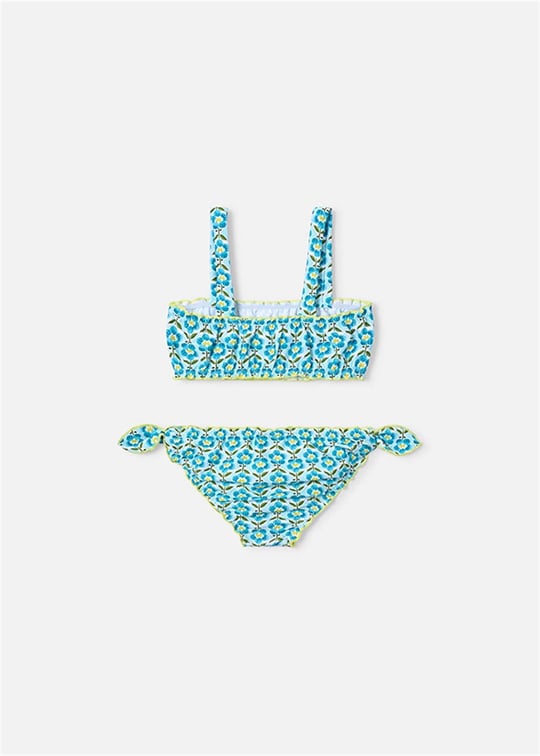 Mayoral Kız Çocuk Baskılı Bikini Takımı Turkuaz 3735
