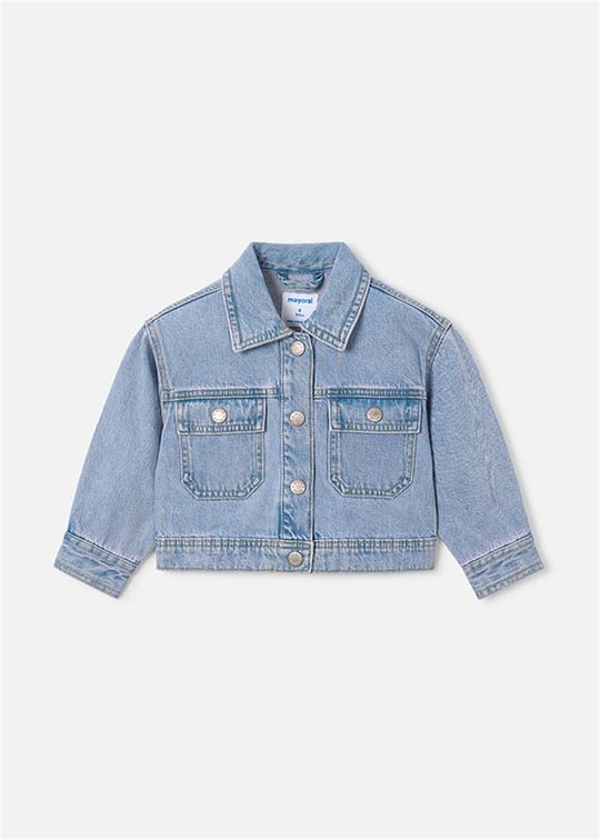 Mayoral Kız Çocuk Denim Ceket Açık Mavi 3454