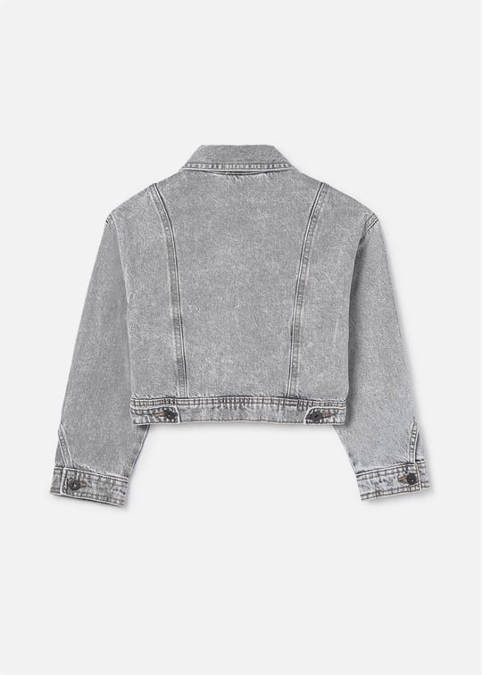 Mayoral Kız Çocuk Denim Ceket Gri 6406