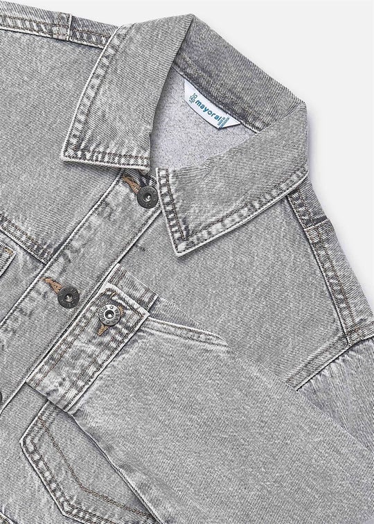 Mayoral Kız Çocuk Denim Ceket Gri 6406