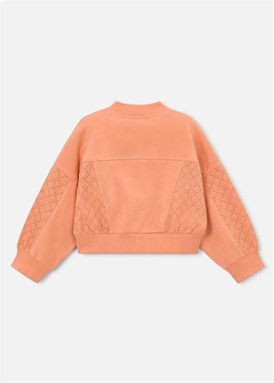Mayoral Kız Çocuk Fermuarlı Sweatshirt Turuncu 3456