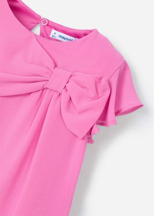 Mayoral Kız Çocuk Fiyonklu Bluz Pembe 3182