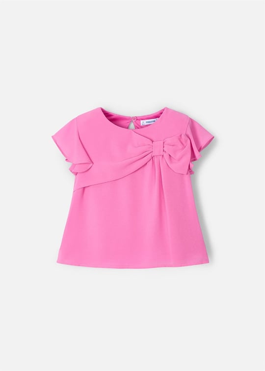 Mayoral Kız Çocuk Fiyonklu Bluz Pembe 3182
