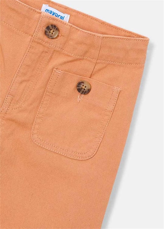 Mayoral Kız Çocuk Gabardin Bol Paça Pantolon Turuncu 3587