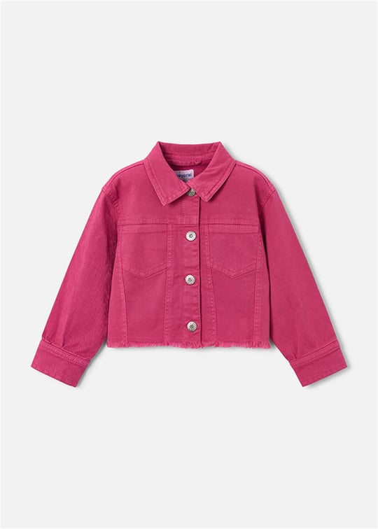 Mayoral Kız Çocuk Gabardin Ceket Pembe 3455