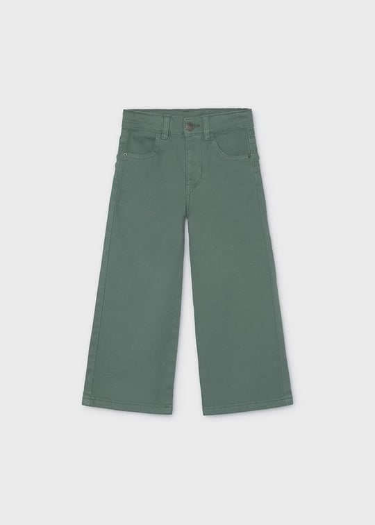 Mayoral Kız Çocuk Geniş Paça Pantolon Mint 4521