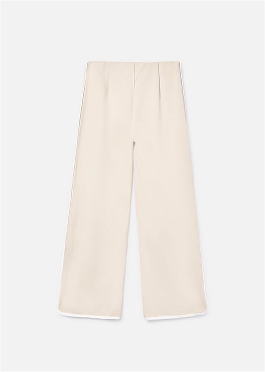 Mayoral Kız Çocuk Geniş Paça Pantolon Krem 6556