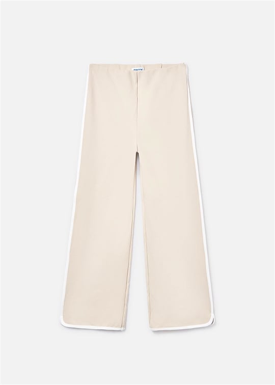 Mayoral Kız Çocuk Geniş Paça Pantolon Krem 6556