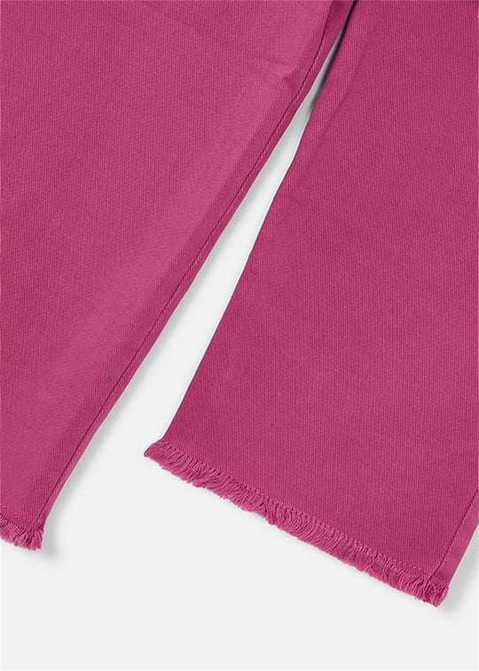 Mayoral Kız Çocuk Geniş Paçalı Gabardin Pantolon Pembe 3588