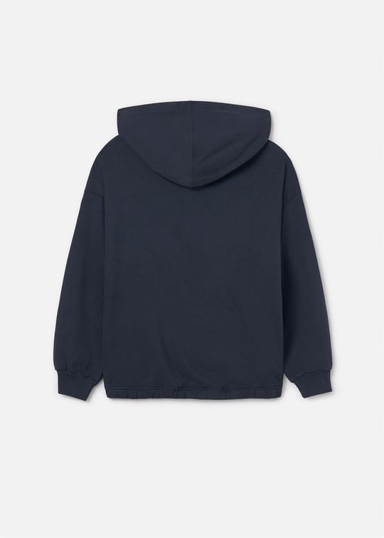 Mayoral Kız Çocuk Kapüşonlu Sweatshirt Petrol 7425