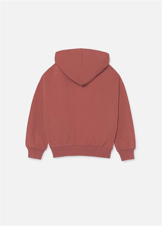 Mayoral Kız Çocuk Kapüşonlu Sweatshirt Somon 7426