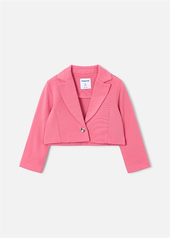 Mayoral Kız Çocuk Kısa Blazer Ceket Pembe 3451