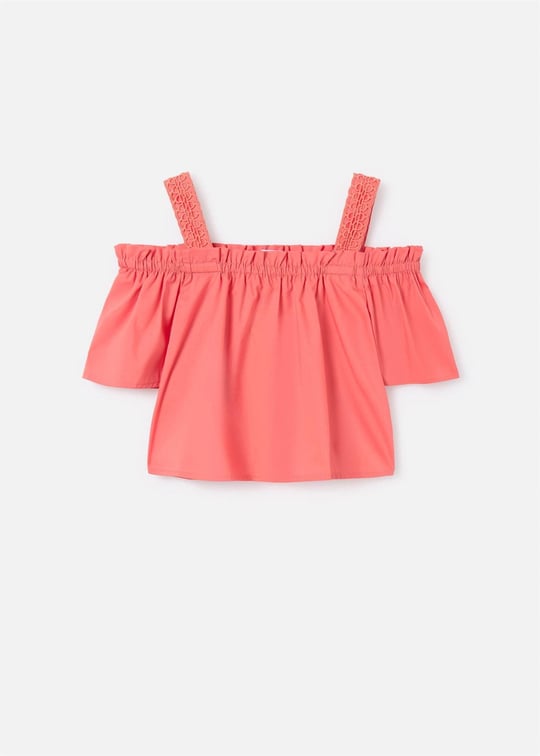 Mayoral Kız Çocuk Poplin Bluz Pembe 6101