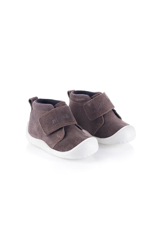 Merli&Rose Bebek Stride İlk Adım Botu Acı Kahve-Beyaz 2161