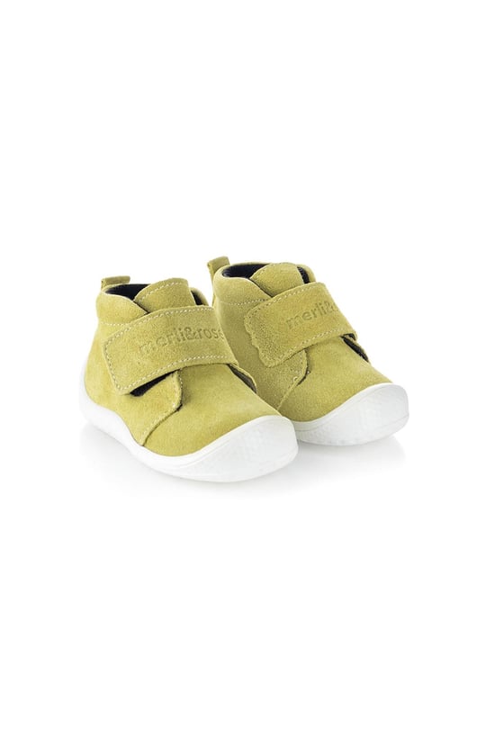 Merli&Rose Bebek Stride İlk Adım Botu Fıstık Yeşili-Beyaz 2361
