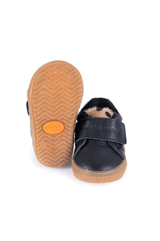 Merli&Rose Kız Bebek Merli Sneaker Siyah-Kahve/Leopar 115-46