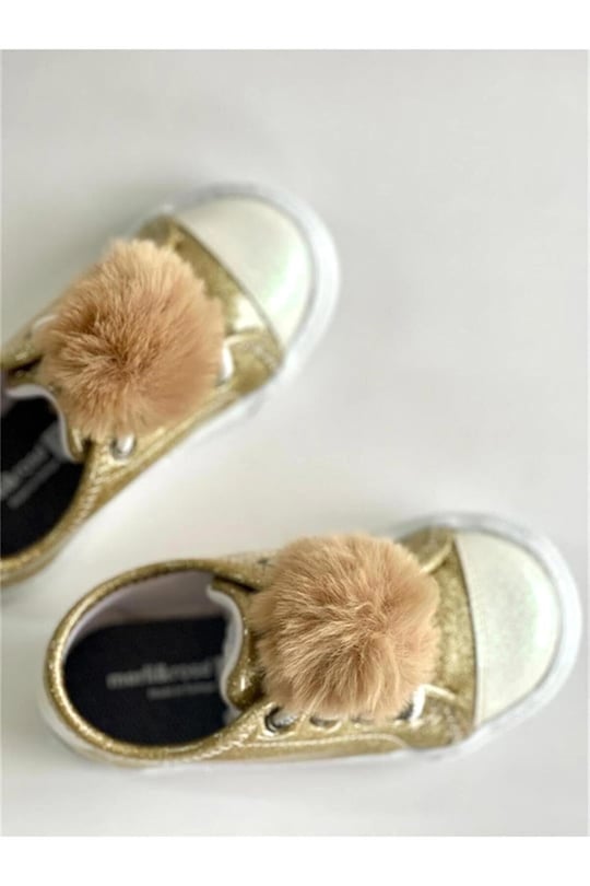 Merli&Rose Kız Çocuk Fun Sneaker Simli Ayakkabı Siyah 603-P(B)-24
