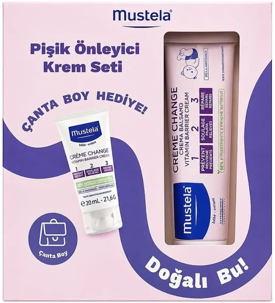 Mustela Vitamin Bariyer Pişik Kremi 100 ml + 20 ml Hediye
