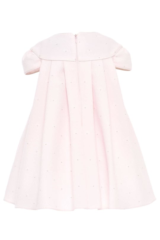 Pamina Kız Bebek Bandanalı 3D Elbise Pembe 36173