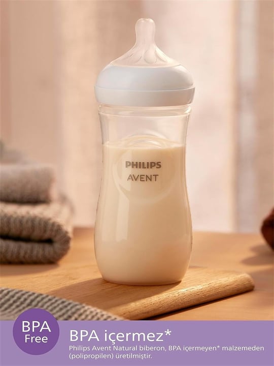 Philips Avent Natural Response PP Pembe Biberon 1+ Ay 260 ml SCY903/11
