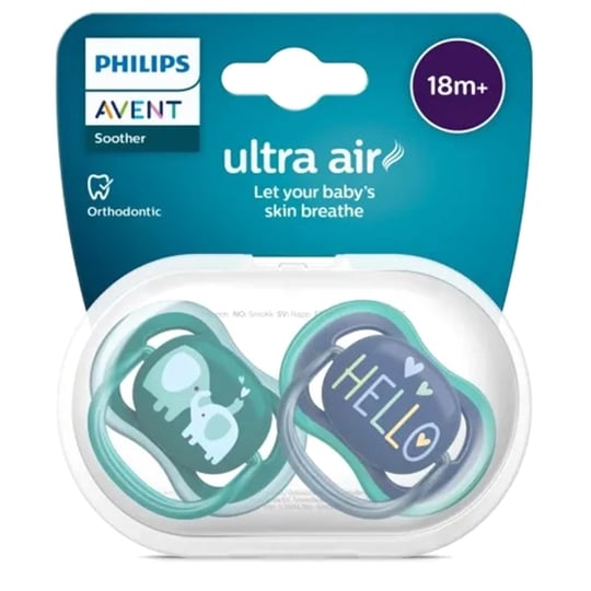 Philips Avent Ultra Air Emzik 2'li 18+ Ay Erkek Scf349/18