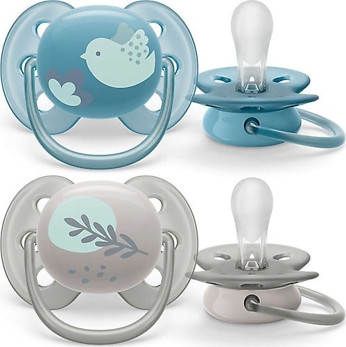 Philips Avent Ultra Soft Emzik 2'li 6-18+ Ay Erkek Scf091/15