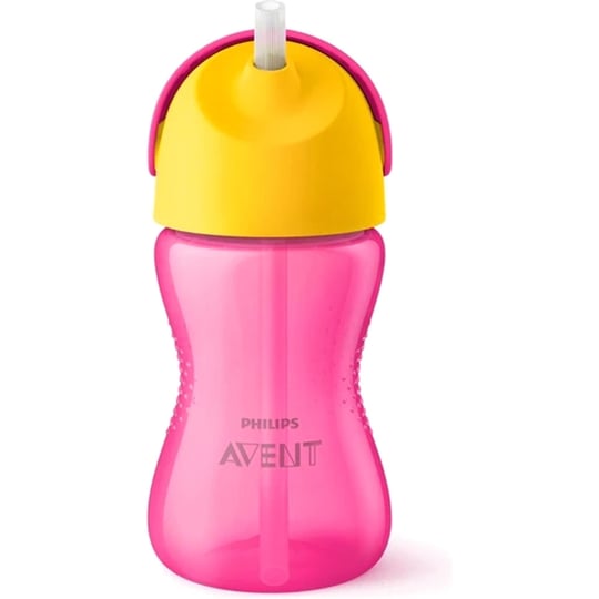 Philips Avent Yeni Desenli Pipetli Bardak 300 Ml Pembe SCF798/02