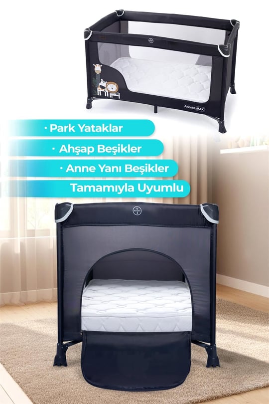Prego Armoni Oyun Parkı Yatağı 60*120 8093