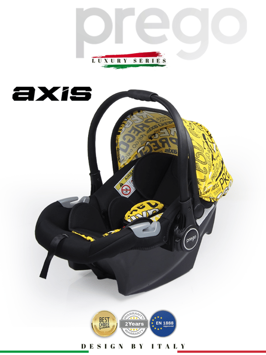 Prego Axis Ana Kucağı Puseti Taşıma Oto Koltuğu Sarı