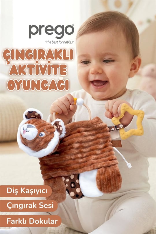 Prego Çıngıraklı Aktivite Oyuncakları Kaplan P210607