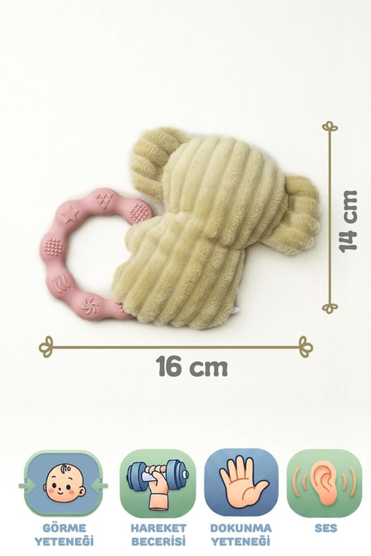 Prego Dişlik ve Çıngıraklı Oyuncaklar Fil P210642