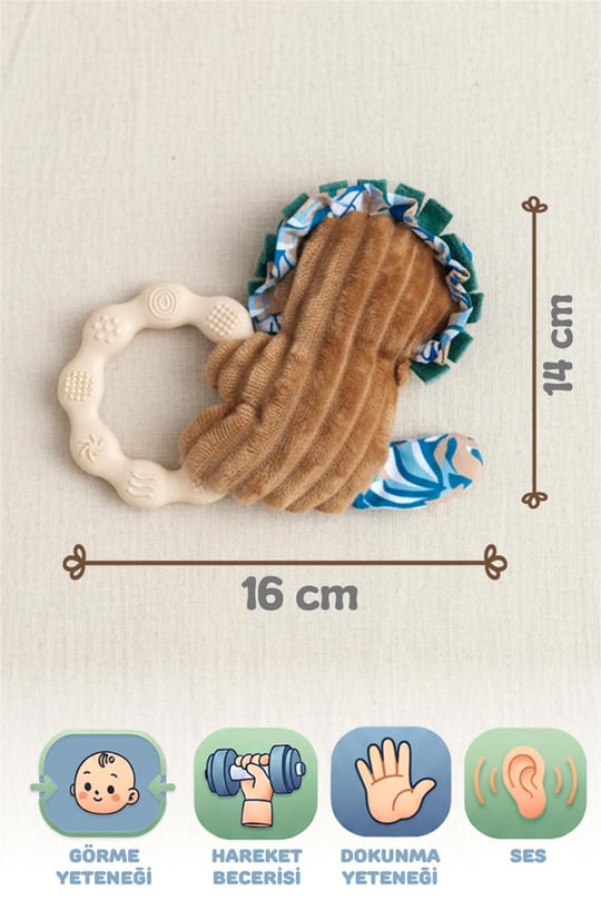 Prego Dişlik ve Çıngıraklı Oyuncaklar Aslan P210596