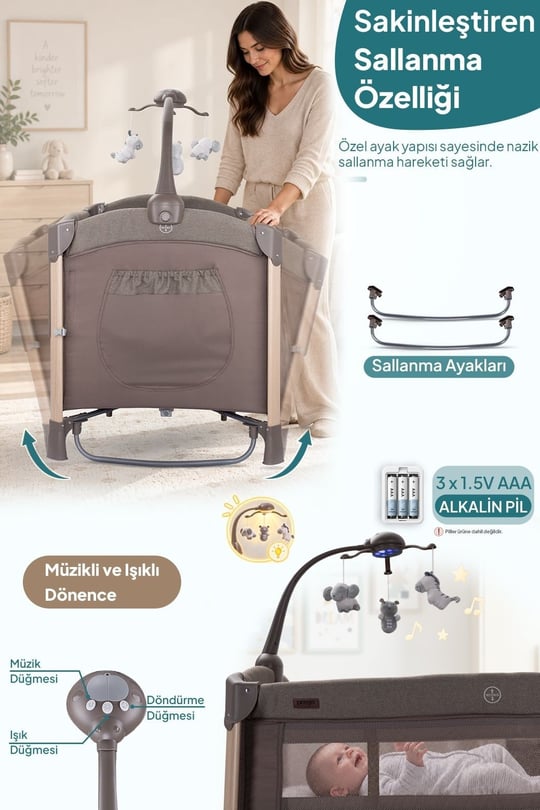 Prego Elips Plus Çocuk Oyun Parkı Bej 8069