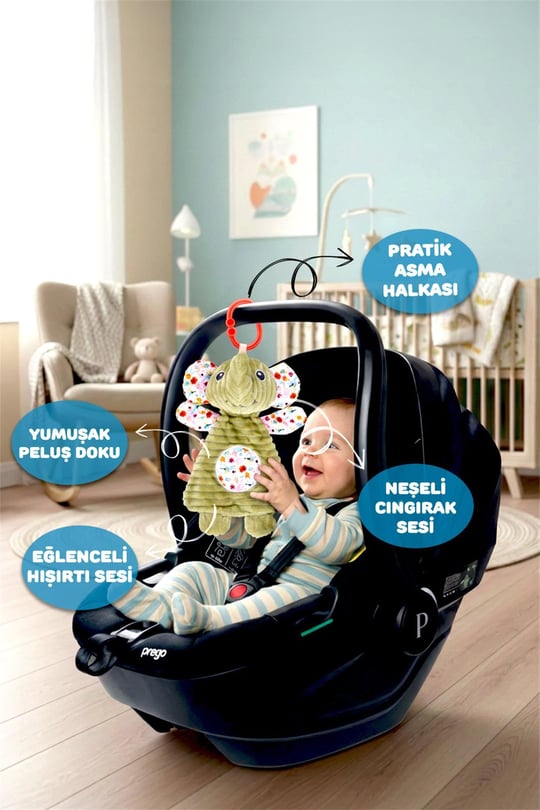 Prego Hışırtılı Elbiseli Oyuncaklar Fil P210640