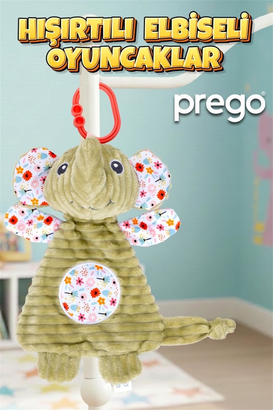 Prego Hışırtılı Elbiseli Oyuncaklar Fil P210640