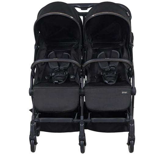 Prego London İkiz Bebek Arabası Siyah 2236