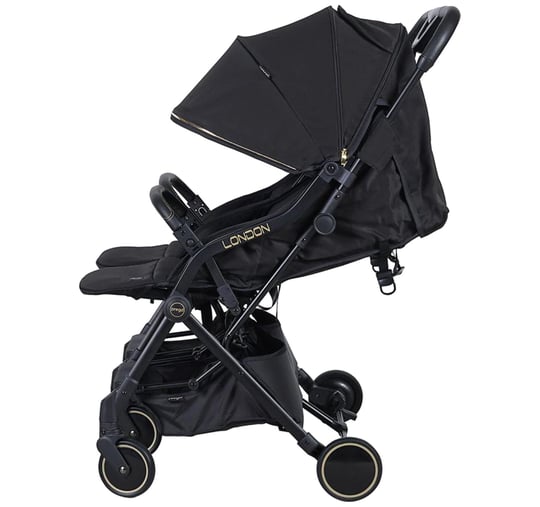 Prego London İkiz Bebek Arabası Siyah 2236