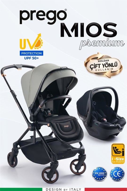 Prego Mios Premium I-Size Bebek Arabası Yeşil 2415