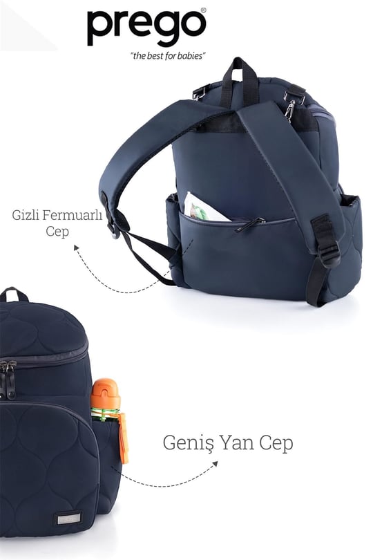 Prego Montana Bebek Bakım Çantası Gri 3084